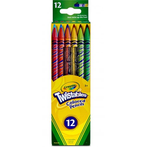 Crayola สีไม้หมุนได้ 12สี