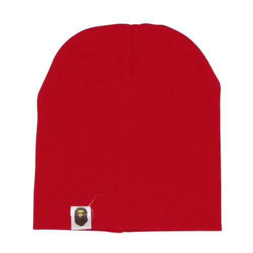 MOM2KIDS หมวกผ้ายืดสำหรับเด็กอ่อน, สี: แดง