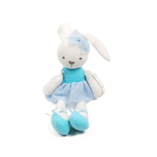 MOM2KIDS ตุ๊กตากระต่ายกอด Ballerina Bunny, สี: ฟ้า