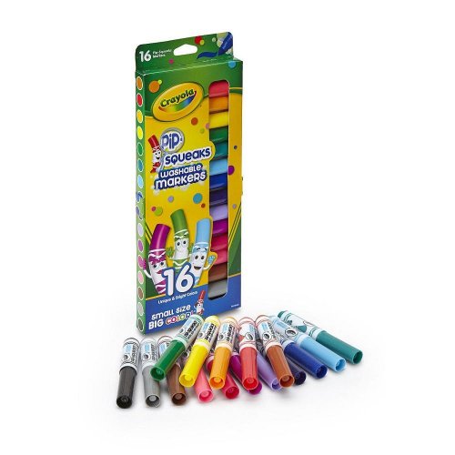 Crayola สีเมจิก  Pip Squeaks 16 สี